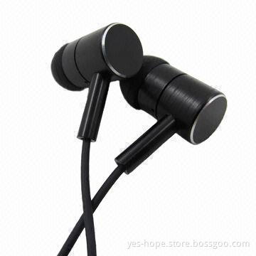 Fashionable metal earphones